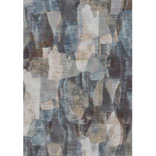 Dywan Nowoczesny Ragolle Argentum 63053 1219 elegancka abstrakcja niebieski beżowy