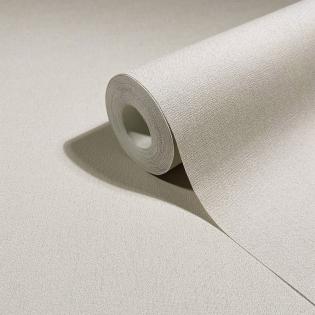 Tapeta Marburg Whisper 36472 tło struktura materiału beżowa jednokolorowa