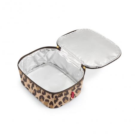 Torba termiczna na lunch Reisenthel coolerbag m pocket Leo macchiato