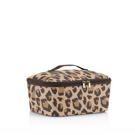 Torba termiczna na lunch Reisenthel coolerbag m pocket Leo macchiato