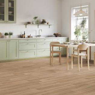 Wykładzina PCV Tarkett Iconik 240 240009019 Powell Oak Bronze imitująca drewno brązowa