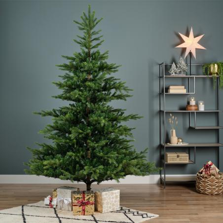 Choinka sztuczna Grandis Fir 210 cm zielona jak żywa PE/PVC