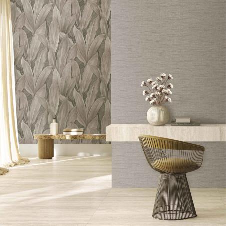 Tapeta Slav Oboi Willow Sofira Decor 8809-04 beżowe liście premium