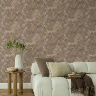 Tapeta Rasch Factory VI 497250 imitacja marmuru brązowy