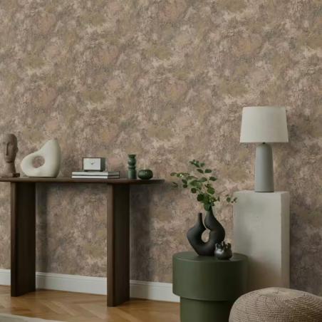 Tapeta Rasch Factory VI 497250 imitacja marmuru brązowy