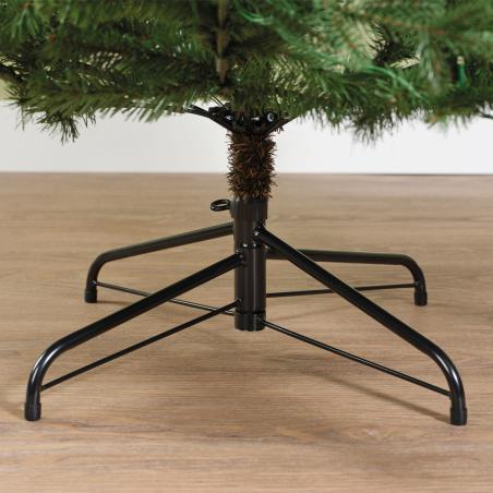 Choinka sztuczna Greenhill 240cm z oświetleniem 600 LED zielona jak żywa pe/pvc