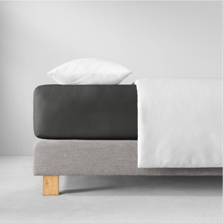Prześcieradło Estella z gumką zwirn-jersey 905 schiefer grafitowe
