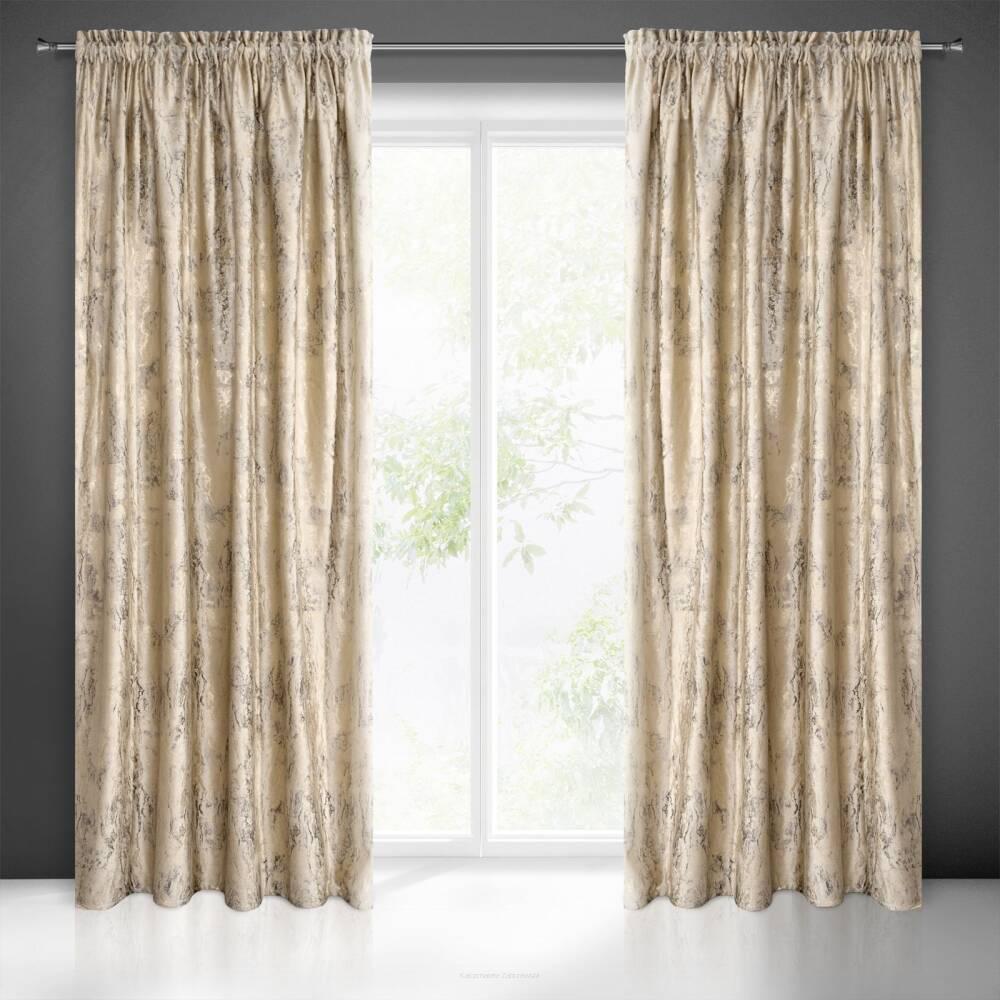 Zasłona welwetowa Kornelia na taśmie