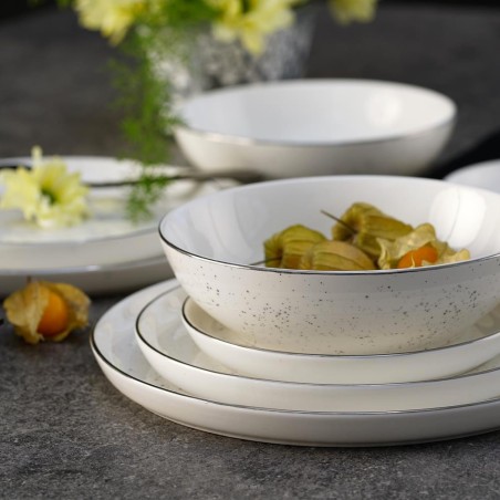 Serwis obiadowo-kawowy Polvere dla 6 osób 30 elementów