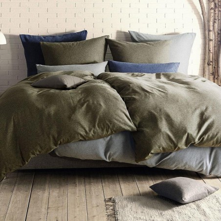 Pościel Flueresse Lech jodełka 603089/27 flanela taupe