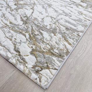 Dywan Ragolle Titanium 83991 6121 nowoczesny szaro-złoty