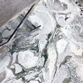 Dywan Ragolle Titanium 83916 6141 nowoczesny szaro-zielony