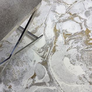 Dywan Ragolle Titanium 83916 6121 nowoczesny szaro-złoty