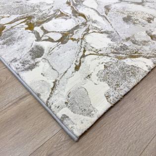 Dywan Ragolle Titanium 83916 6121 nowoczesny szaro-złoty