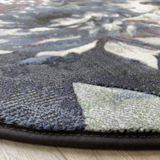 Dywan Ragolle Argentum 63421 3626 koło kwiaty niebieskie