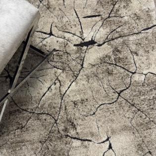 Dywan nowoczesny Miami 129 beige pień drzewa beżowy