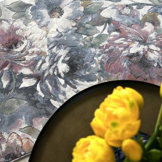 Dywan Ragolle Argentum 63421 7626 kwiaty jasnoniebieskie