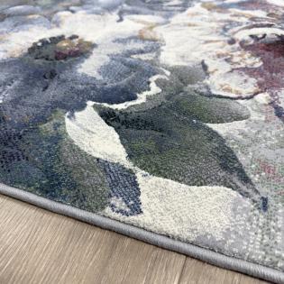 Dywan Ragolle Argentum 63421 7626 kwiaty jasnoniebieskie