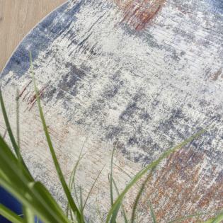 Dywan Ragolle Argentum 63393 6656 koło abstrakcyjny niebieski