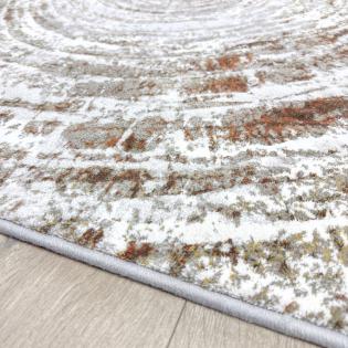 Dywan Ragolle Titanium 83914 1121 nowoczesny szaro-czerwono-złoty