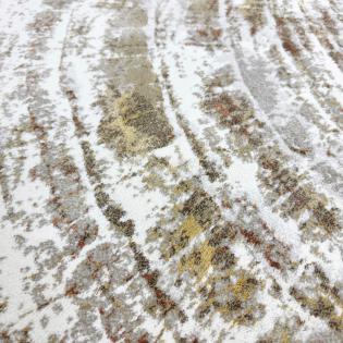 Dywan Ragolle Titanium 83914 1121 nowoczesny szaro-czerwono-złoty