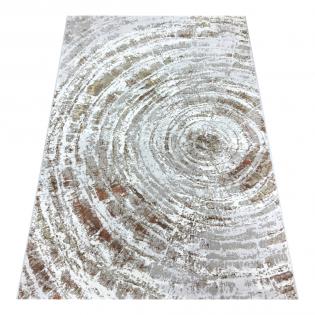 Dywan Ragolle Titanium 83914 1121 nowoczesny szaro-czerwono-złoty