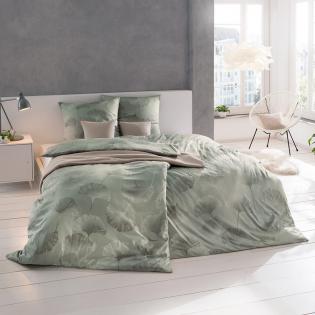 Pościel Estella Isabella 6862/540 mako interlock jersey miłorzęby oliwkowe