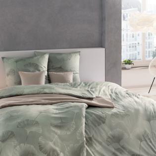 Pościel Estella Isabella 6862/540 mako interlock jersey miłorzęby oliwkowe