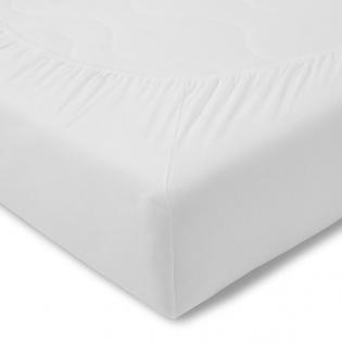Prześcieradło Estella z gumką  zwirn-jersey 100 biały