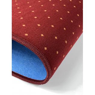 Wykładzina dywanowa obiektowa Aktua 116 czerwona do hotelu do biura