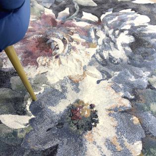 Dywan Ragolle Argentum 63421 3626 kwiaty niebieskie