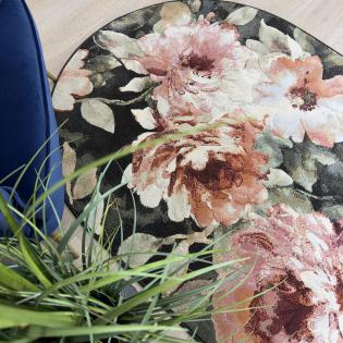 Dywan Ragolle Argentum 63421 3434 owal kwiaty zielone