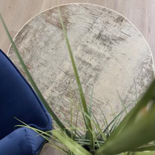 Dywan Ragolle Argentum 63393 6282 koło abstrakcyjny beżowy