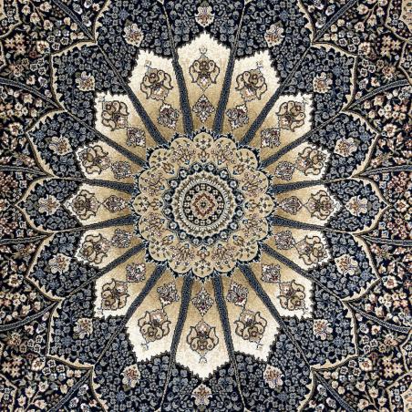 Dywan tradycyjny Ragolle Da Vinci 57161 3434 rozeta granatowa
