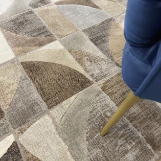 Dywan Ragolle Argentum 63650 9243 geometryczny beżowy