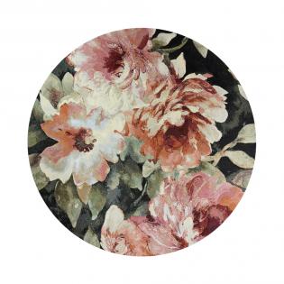 Dywan Ragolle Argentum 63421 3434 koło kwiaty zielone rude pomarańczowe