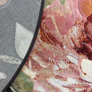 Dywan Ragolle Argentum 63421 3434 koło kwiaty zielone