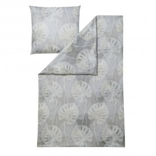 Pościel Estella Delicia 6975/200 mako interlock jersey liście monstery
