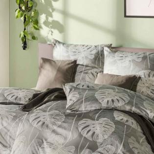 Pościel Estella Delicia 6975/200 mako interlock jersey liście monstery