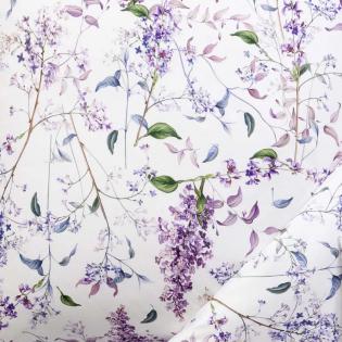 Pościel Estella Sybille 7917/020 mako satyna kwiaty bzu