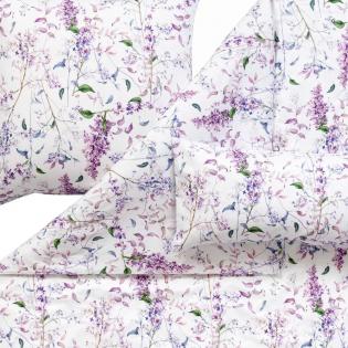 Pościel Estella Sybille 7917/020 mako satyna kwiaty bzu