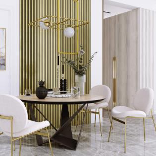 Zakończenie Prawe Lamelio Milo złoty