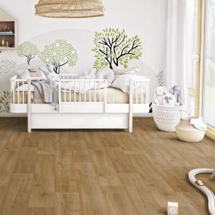 Wykładzina PCV Tarkett Iconik 280T Fumed Oak Natural Beige 27013042 deska brązowa
