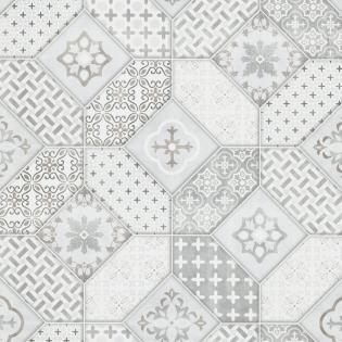 Tapeta Erismann Imitations II 6315-10 kafla mozaika szara