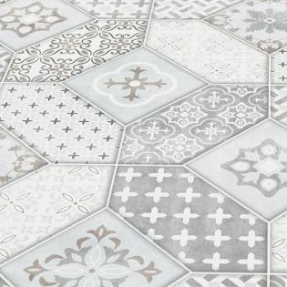 Tapeta Erismann Imitations II 6315-10 kafla mozaika szara