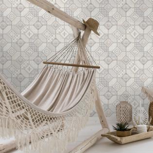 Tapeta Erismann Imitations II 6315-02 kafla mozaika beżowa