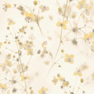Tapeta AS Creation Pint Walls 38726-1 delikatne żółte kwiaty 3D