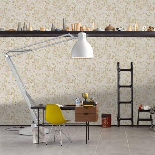 Tapeta AS Creation Pint Walls 38726-1 delikatne żółte kwiaty 3D