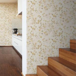 Tapeta AS Creation Pint Walls 38726-1 delikatne żółte kwiaty 3D