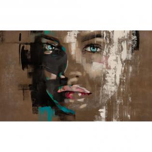 Tapeta Loca - kobieca twarz